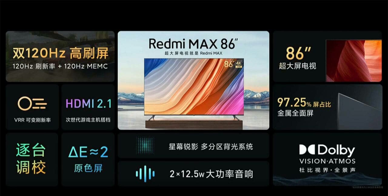 Redmi TV max 86