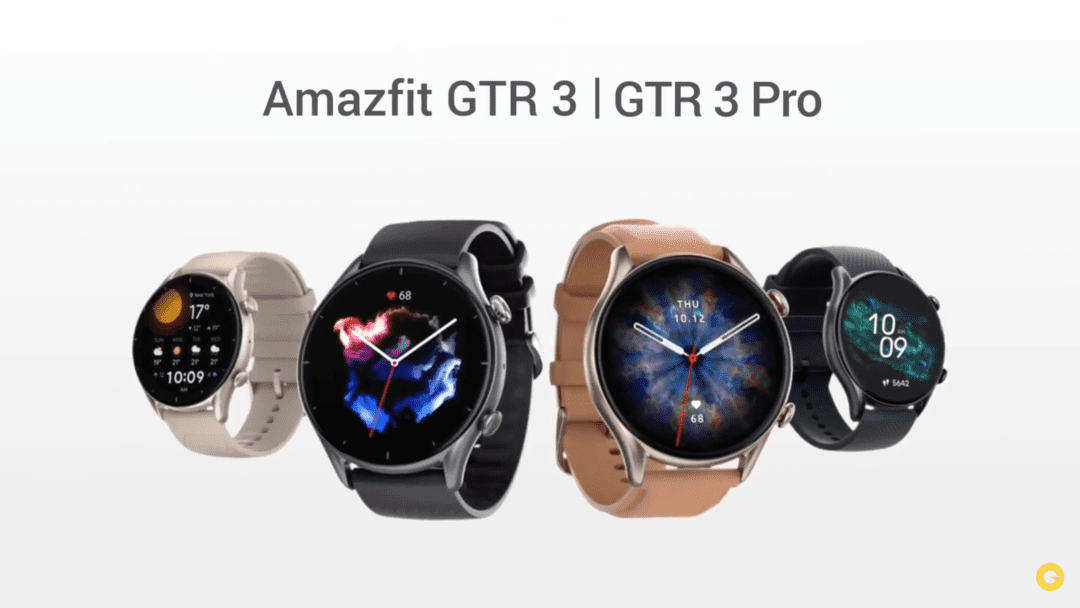 amazfit gtr 3 and gtr 3 pro