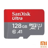 Карта памяти Sandisk microSDXC 128GB Ultra A1 C10 UHS-I
