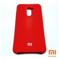 Чехол Бампер Silicone Case Xiaomi Pocophone f1 (Красный)