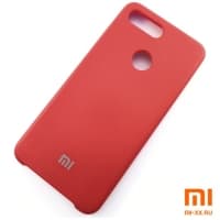 Чехол Бампер Silicone Case Xiaomi mi 8 lite (Красный)