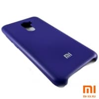 Чехол Бампер Silicone Case Xiaomi Pocophone f1 (Фиолетовый)