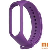 Силиконовый ремешок для Xiaomi Mi Band 3/Mi Band 4 (Purple)