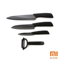 Набор керамических ножей Xiaomi Huo Hou Nano Ceramic Knife (Black)