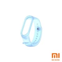 Ремешок Xiaomi Mi Band 3/4 Прозрачный (Blue)