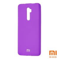 Силиконовый бампер Silicone Case для Xiaomi Redmi Note 8 Pro (Фиолетовый)
