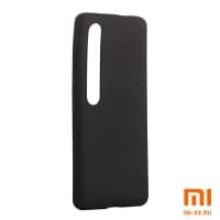 Силиконовый бампер Silicone Case для Xiaomi Mi Note 10 Pro (Черный)