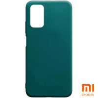 Чехол бампер Silicone Case для Xiaomi POCO M3 (Green)