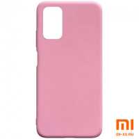Чехол бампер Silicone Case для Xiaomi POCO M3 (Pink)