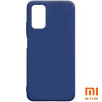 Чехол бампер Silicone Case для Xiaomi POCO M3 (Blue)