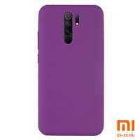 Силиконовый бампер Silicone Case для Xiaomi Redmi 9 (Фиолетовый)