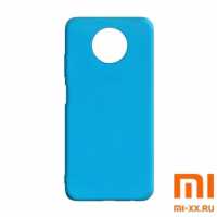 Чехол бампер Silicone Case для Redmi Note 9T (Light Blue)