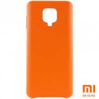 Чехол бампер Silicone Case для Redmi Note 9S/ Redmi Note 9 Pro (Orange)