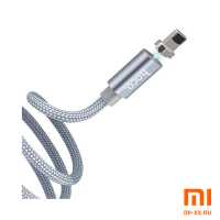 Магнитный кабель HOCO U40 Lightning 1м (Silver)