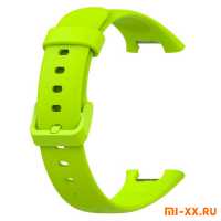 Ремешок на Mi Band 7 Pro Однотонный (Green)