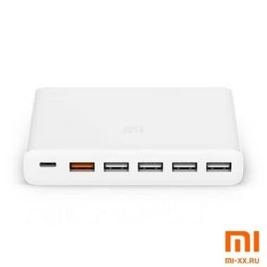 Сетевое зарядное устройство Xiaomi Mi Charger 6х USB (White)
