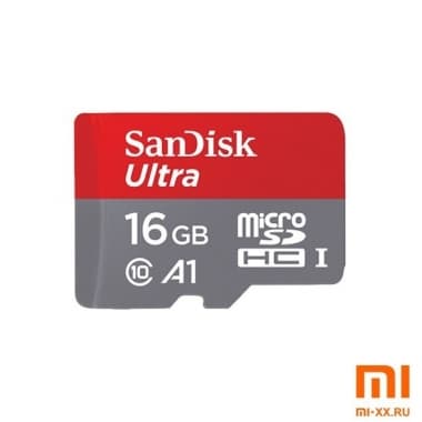 Карта памяти Sandisk microSDHC 16GB Class 10 A1 UHS-I U1 R98MB/s