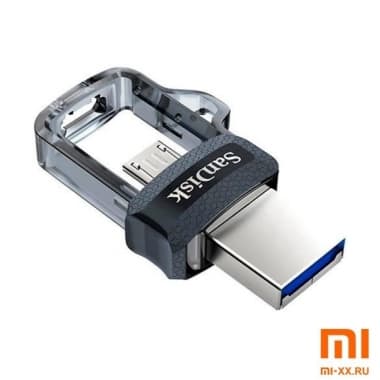 Flash накопитель SanDisk Ultra Dual 64GB USB 3.0 OTG (Grey)
