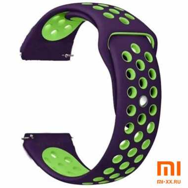 Ремешок Amazfit Bip Nike дизайн (Violet/Green)