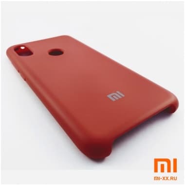 Чехол Бампер Silicone Case Xiaomi Redmi Note 6 pro (Красный)