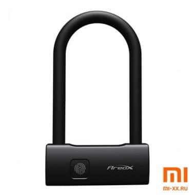 Умный замок Xiaomi AreoX U-lock Smart Fingerprint 300mm (Black)