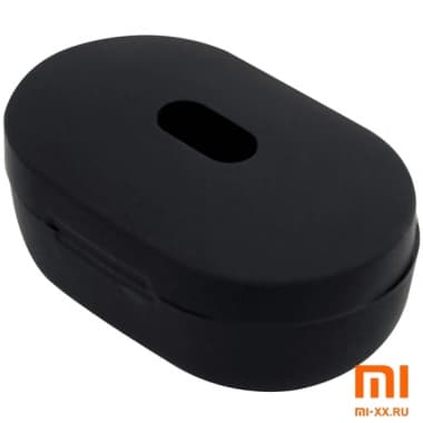 Силиконовый чехол для наушников Xiaomi Redmi AirDots True Wireless (Black)