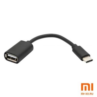 OTG кабель USB Type-C на USB-A (Black)