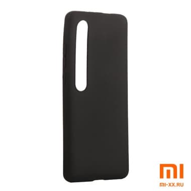 Силиконовый бампер Silicone Case для Xiaomi Mi Note 10 (Черный)