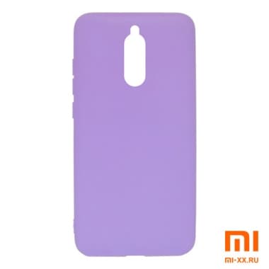 Силиконовый бампер Silicone Case для Xiaomi Redmi 8 (Фиолетовый)