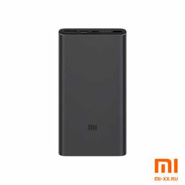 Внешний аккумулятор Xiaomi Mi Power Bank 3 10000 mAh (Black)