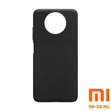 Чехол бампер Silicone Case для Redmi Note 9T (Black)