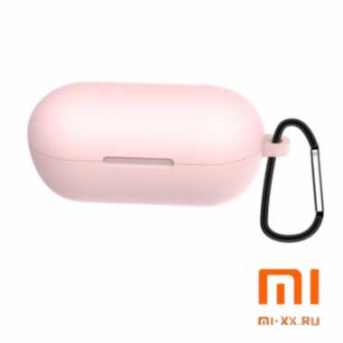 Силиконовый чехол для наушников Xiaomi Haylou GT1 (Pink)