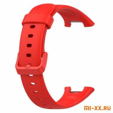 Ремешок на Mi Band 7 Pro Однотонный (Red)