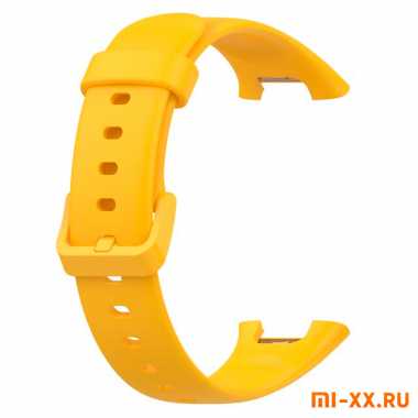 Ремешок на Mi Band 7 Pro Однотонный (Yellow)